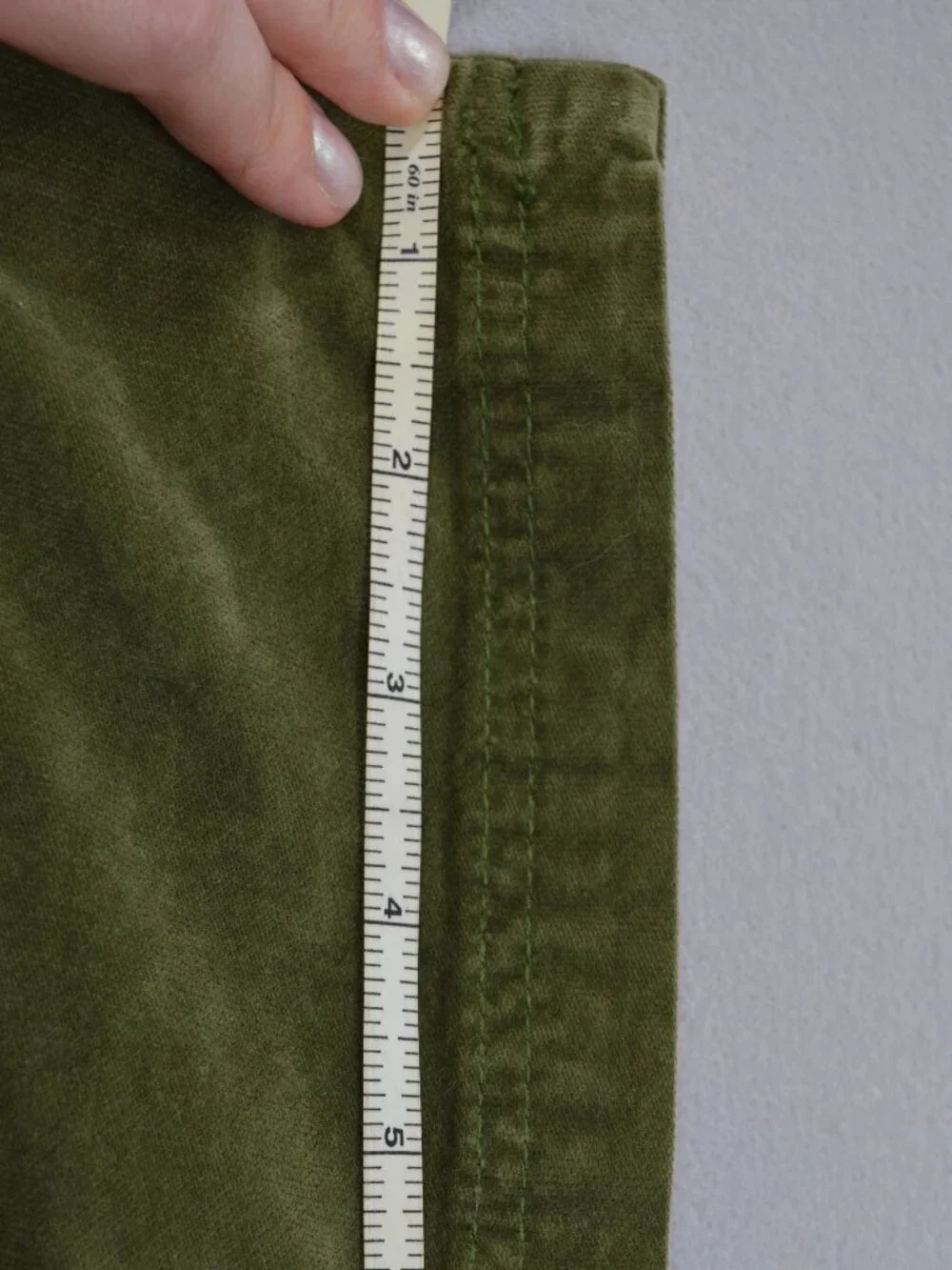 🌿 Free People Olive Corduroy Pants XS Boho Vintage Wash